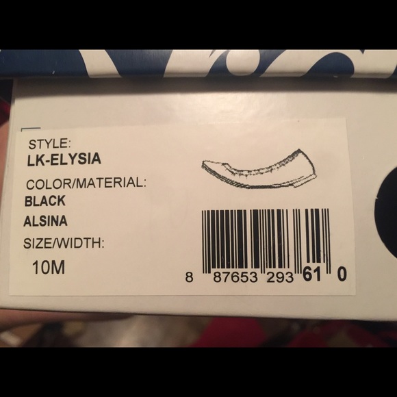 Lucky Brand LK-Elysia Women's Ballet Flat Shoes 9M or 10M Leather Black NIB - Picture 5 of 5